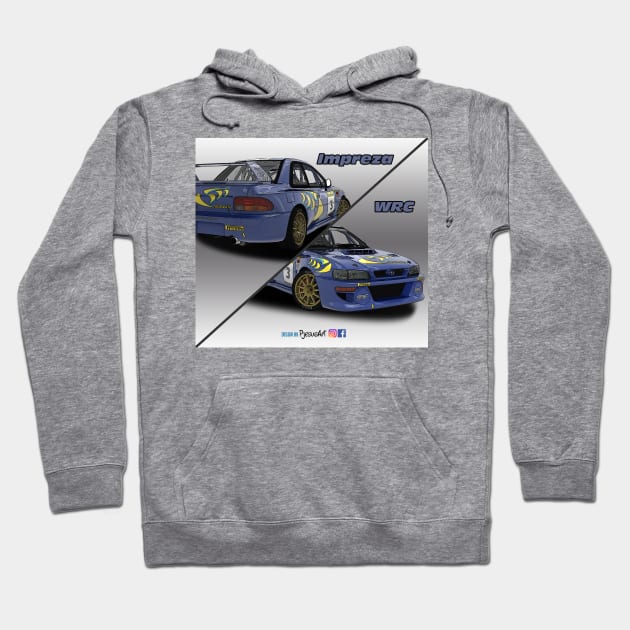 impreza wrc Hoodie by PjesusArt